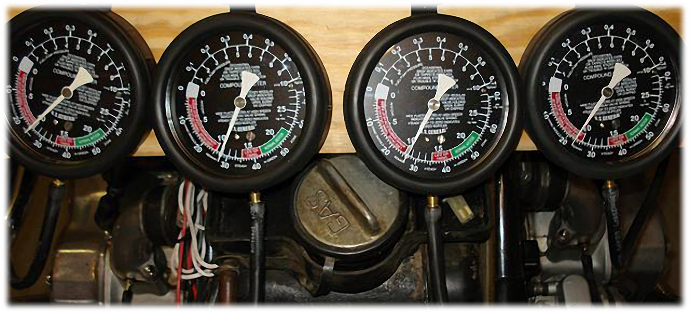 Motorcycle carburator synchronization